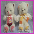 OEM beautiful scarf plush bear toys